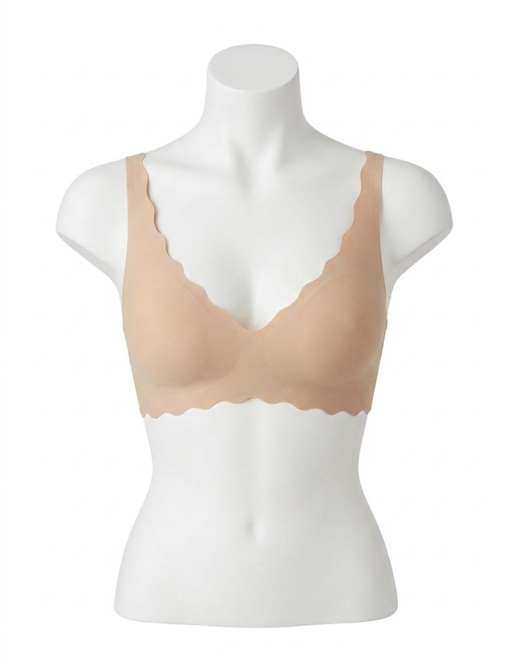 NEW WACOAL b.wow'd wire free bra in au natural